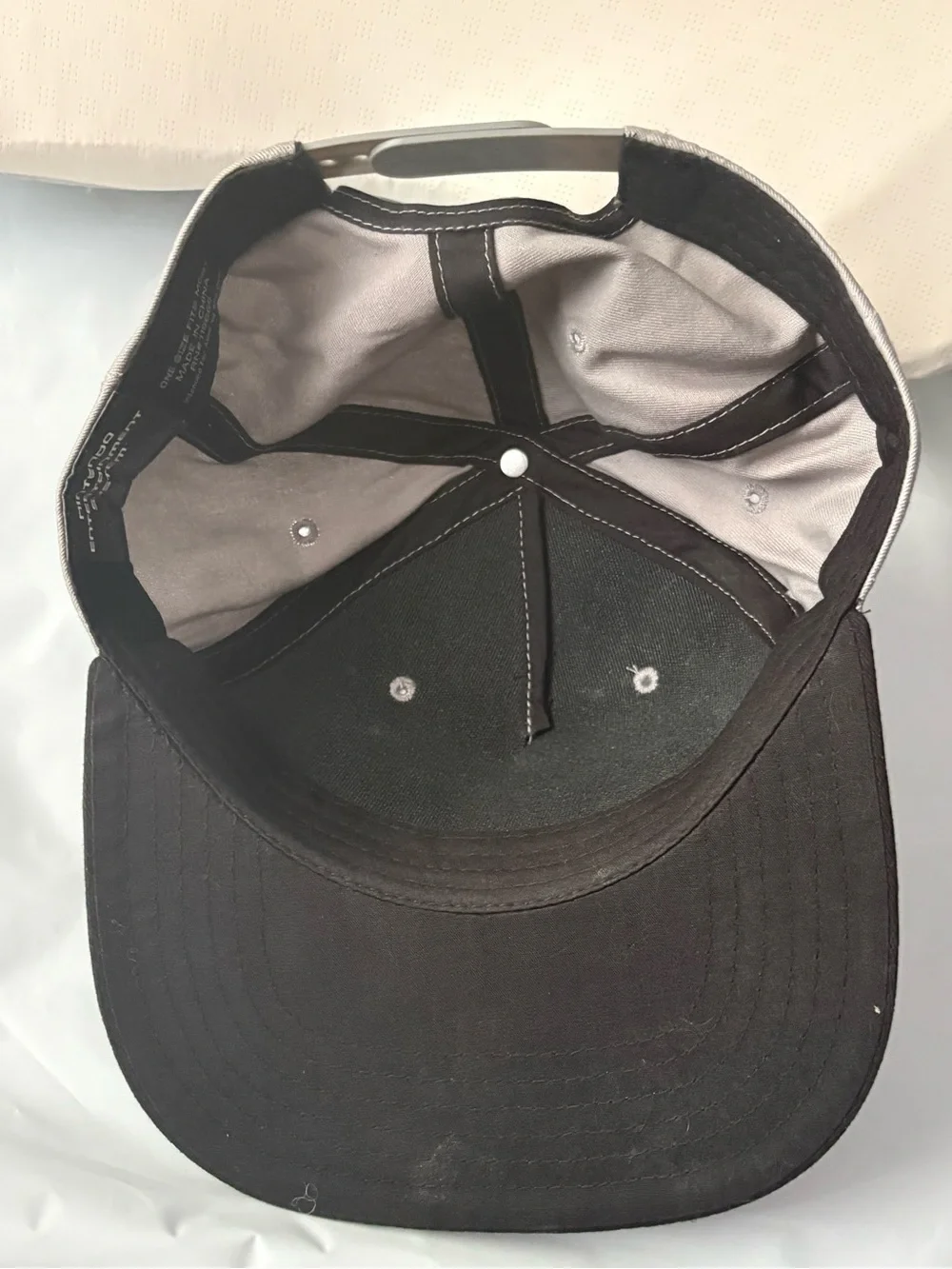 Nintendo Gray and Black Snapback Hat with Retro Controller Patch